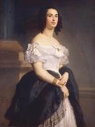 unknow artist Portrait of Adele Hugo (1803-1868) Spain oil painting artist